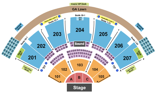 Ruoff Music Center Hilary Duff Seating Chart